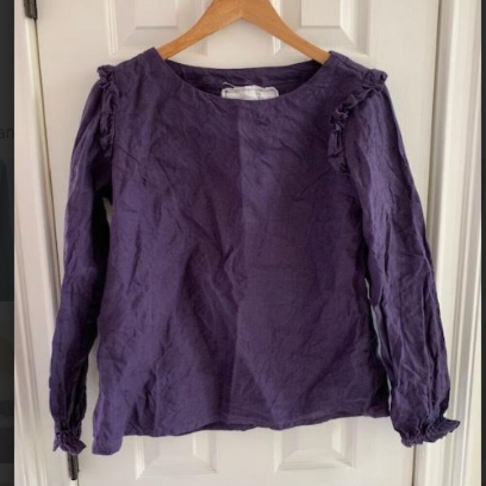 Elena Top in Eggplant, size M/L